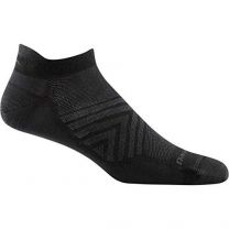 Darn Tough Men's No Show Tab Ultra-Lightweight Running Sock Black - 1033-BLACK