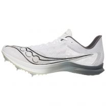 Saucony Men's Endorphin Cheetah Sneaker, White/Carbon,