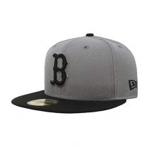 New Era 59Fifty MLB Basic Boston Red Sox Fitted Gray/Black Headwear Cap
