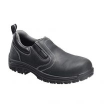 Avenger Work Boots Women's 7169 Foreman Slip-On Composite Toe Waterproof Shoe, Black