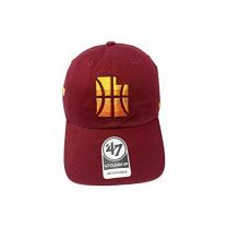 '47 Utah Jazz Brand City Edition Clean Up Hat NBA Maroon Low Profile Adjustable Strapback Cap