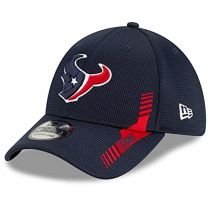 New Era Men's Navy Houston Texans 2021 NFL Sideline Home 39THIRTY Flex Hat