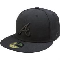New Era MLB Black on Black 59FIFTY Fitted Cap