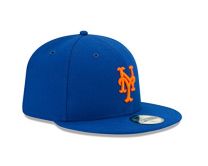 MLB New York Mets ALT AC On Field 59Fifty Fitted Cap, Size 8 1/8,