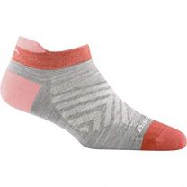 Darn Tough Women's Run No Show Tab No Cushion Ultra-Lightweight Running Sock Ash - 1043-ASH