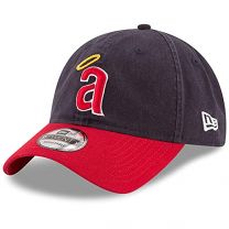 NEW ERA Authentic Angels Black On Black 9Fifty Snapback OSFM Hat Cap- Adjustable