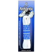 45-inch Replacement Flat Athletic Shoe Laces White (1 Pair) - 45-SPORT WHITE