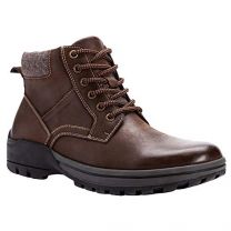 Propet Men's Bruce Dress Boot Coffee Leather - MBA062LCF