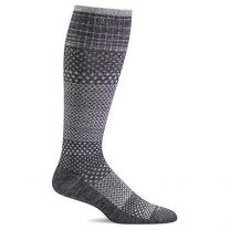 Sockwell Women's Micrograde Moderate Graduated Compression Socks Charcoal - SW36W-850