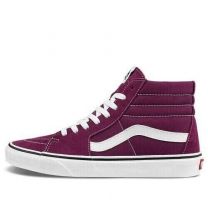 VANS Unisex Sk8-Hi Shoe Grape Wine/True White - VN0A5JMJ8BS