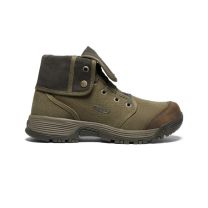 KEEN Utility Men’s Roswell Mid Soft Toe Canvas Work Boots Military Olive/Black Olive - 1026375