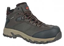 HOSS Men's 3" Frontier Composite Toe Waterproof Work Boot Brown - 50406