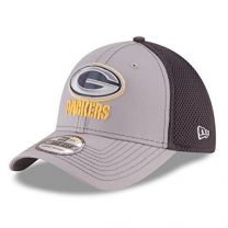 New Era NFL Green Bay Packers Grayed Out NEO 39THIRTY Stretch Fit Cap Gray/Graphite - 80312664