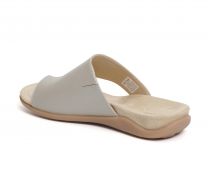 Strive Capri 4 Women’s Orthotic Sandals with Arch Support, Leather Toe Loop Sandals for Plantar Fasciitis, Comfortable Summer Sandals for Women, Latte, Size 10