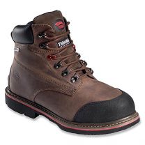 Avenger Men's 6-inch Composite Toe Insulated Waterproof Work Boots Brown - A7334