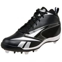 Reebok Men's Audible III MR7 Football Cleat Black/White