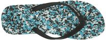 Quiksilver Men's Molokai Recycled Flip Flop Sandal, Black/Blue/Blue 233, 9