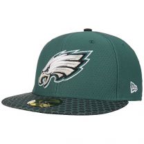 Philadelphia Eagles New Era 2017 NFL Official Sideline On Field 59FIFTY Fitted Hat