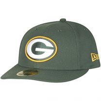 New Era Men's Green Green Bay Packers Omaha Low Profile 59FIFTY Structured Hat