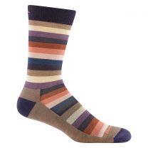 Darn Tough Men's Merlin Crew Lightweight with Cushion Lifestyle Sock Bark - 6113-BARK