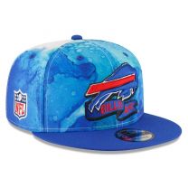 New Era Men's Royal Buffalo Bills 2022 Sideline 9FIFTY Ink Dye Snapback Hat