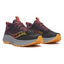 Saucony Men's Ride Tr2 Sneaker, Black/Autumn, 8