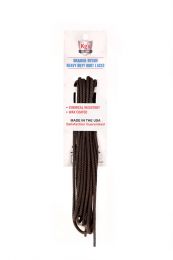 Kg's Heavy Duty Nylon Boot Laces 63-inches Brown (1 pair) - 163BR-BROWN