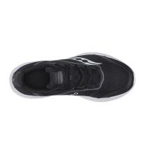 Saucony Men's Cohesion 18 Sneaker, Black/White, 10.5 Wide
