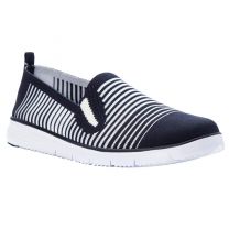 Propet Women's TravelFit Slip-On Shoe Navy/White - WAT044MNWH