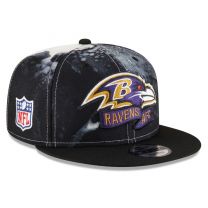 New Era Men's Baltimore Ravens 2022 Sideline 9FIFTY Ink Dye Snapback Hat