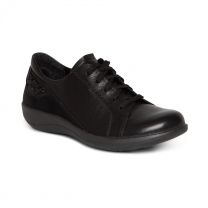 Aetrex Women's Dana Lace Up Oxford Black - DM300W