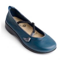 Arcopedico Women's Vitoria Mary Jane Indigo/Pewter Leather - 6201-PC