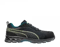 PUMA Safety Women's Fuse Knit Low Composite Toe EH Work Shoes Black - 643935