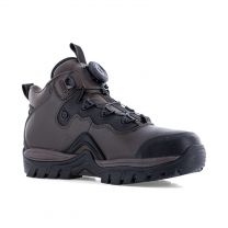 DC Work Crew Men's Navigator High Top Composite Toe Metatarsal Guard Work Shoe Brown/Black - DC60703