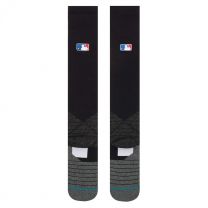 Stance Men's Diamond Pro OTC MLB on Field Calf Sock, Black - X-Large