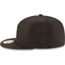 New Era Men's Pittsburgh Steelers Black on Black 59FIFTY Fitted Hat