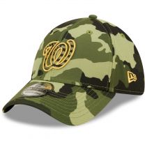 New Era Washington Nationals 39THIRTY 2022 Armed Forces Stretch Fit Cap, Camo Hat