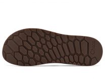 Chaco Women's Lowdown Leather Flip Sandal, Black, 8