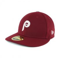 New Era Men's Philadelphia Phillies 59Fifty Alternate Maroon Low Crown Fitted Hat (7
