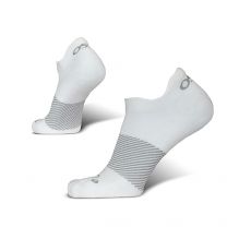 OS1st Wicked Comfort No Show Socks with light compression for maximum cushion, blister protection and breathable fabric (US, Alpha, Small, Regular, Regular, White)