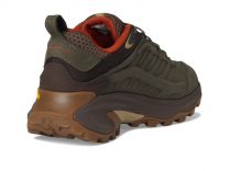 Merrell Men's Moab Speed 2 Leather Waterproof Hiking Shoe, Olive, 13.0