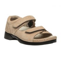 Propet Women's Pedic Walker Sandal Dusty Taupe Nubuck - W0089DTN