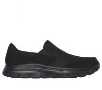 SKECHERS WORK Men's Relaxed Fit: Flex Advantage - McAllen SR Soft Toe Slip Resistant Work Shoe Black - 77048-BBK