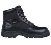 SKECHERS WORK Men's Wascana - Linnean Composite Toe Tactical Work Boot Black - 77522