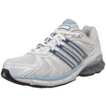 Adidas Women's Boost 2 Running Shoe White/Vision Blue/Metallic Silver - G21325