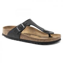 BIRKENSTOCK Unisex Gizeh Black Oiled Leather (regular width) - 0845251