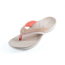 PowerStep® ArchWear™ Women's Sandals Khaki/Coral - 8500-35