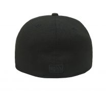 New Era 59Fifty Hat Philadelphia Phillies Black on Black Fitted Cap 11591117 (7