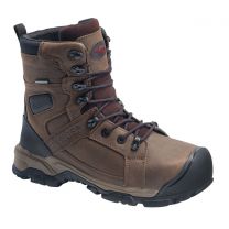 Avenger Men's 8" Ripsaw Alloy Toe PR Waterproof Work Boot Brown - A7333
