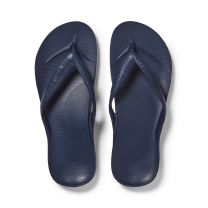 Archies Unisex Arch Support Flip Flops Navy - NVY-HAS